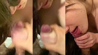 Maria Sofia Federico sucks a huge cock leaked video