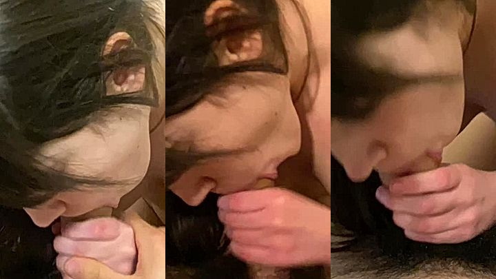 Maria Sofia Federico jerks huge cock off while sucking