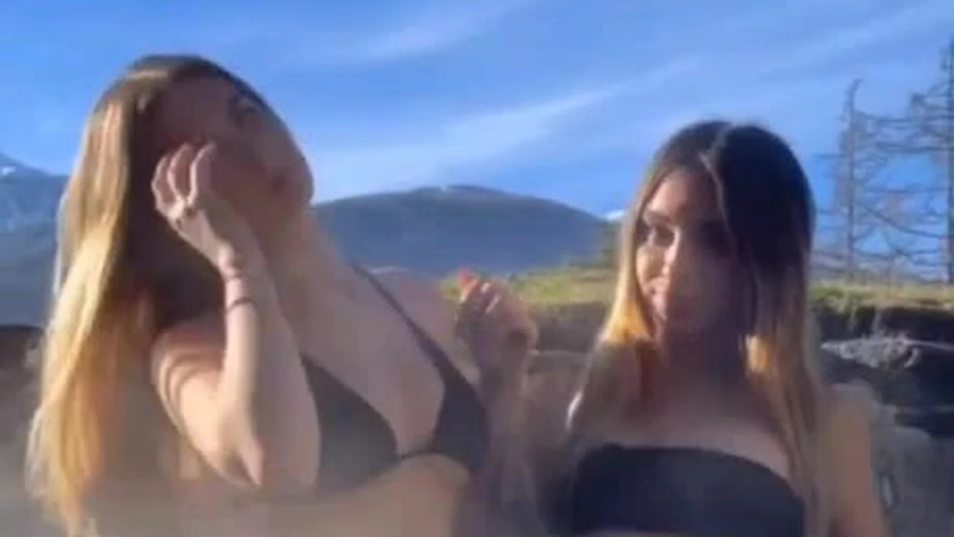 laura and friend teasing video