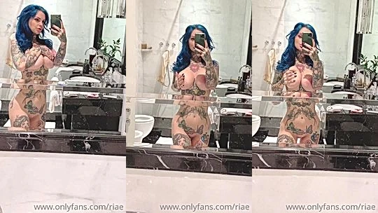 amazing chick is having a great time touching her boobs herself